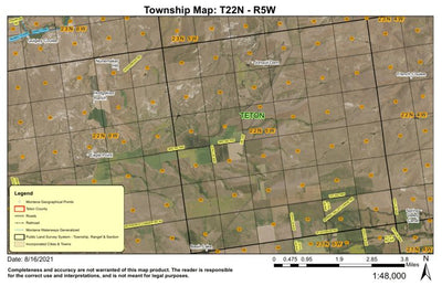 Super See Services T22N R3W Freezeout Lake digital map