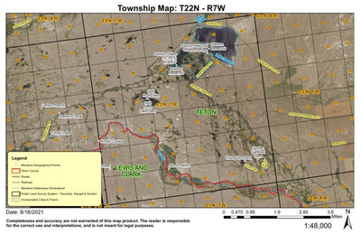 Super See Services T22N R6W Eagle Point digital map