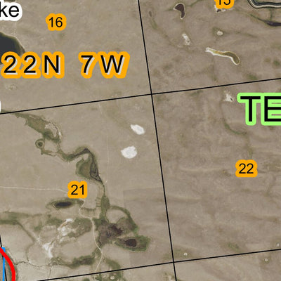 Super See Services T22N R6W Eagle Point digital map