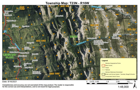 Super See Services T23N R10W Cabin Creek GS digital map