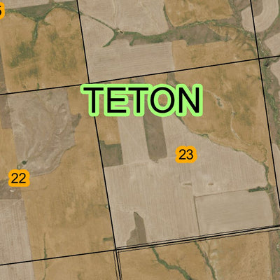 Super See Services T23N R1E Lake Creek Flat digital map
