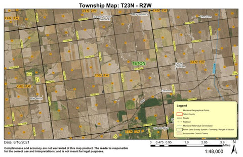 Super See Services T23N R1W Robbie Dam digital map