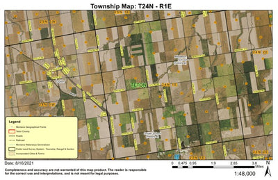 Super See Services T23N R2E Lake Creek Flat digital map