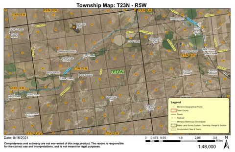 Super See Services T23N R3W Bole Ranch digital map