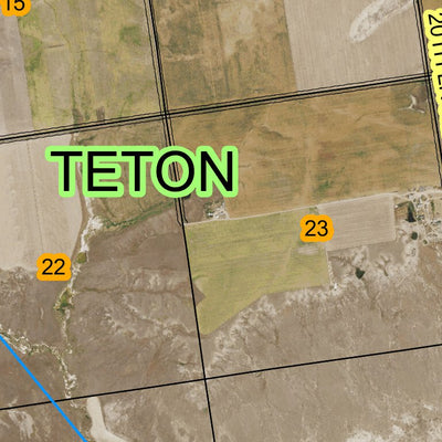 Super See Services T23N R4W Rattlesnake Butte digital map