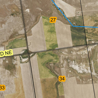 Super See Services T23N R4W Rattlesnake Butte digital map
