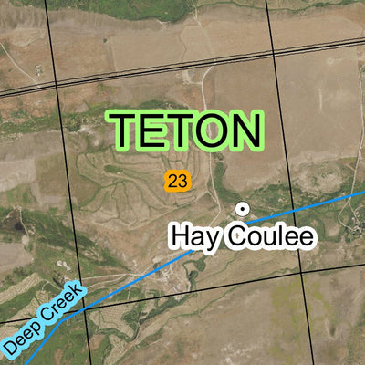 Super See Services T23N R6W Wolf Coulee digital map