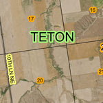 Super See Services T24N R1E East Frontage Road digital map