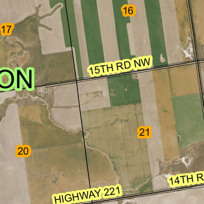 Super See Services T24N R1W Dutton digital map