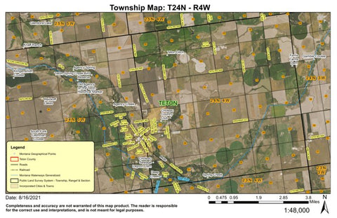 Super See Services T24N R3W Teton Ridge digital map