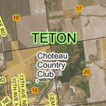 Super See Services T24N R3W Teton Ridge digital map
