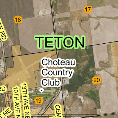 Super See Services T24N R3W Teton Ridge digital map