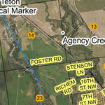 Super See Services T24N R3W Teton Ridge digital map