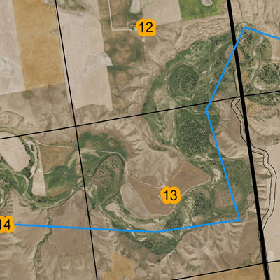 Super See Services T24N R5W Choteau digital map