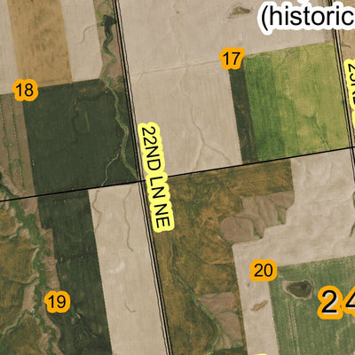 Super See Services T24N R7W Pine Butte digital map