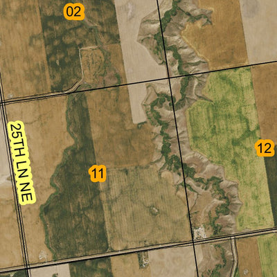 Super See Services T24N R7W Pine Butte digital map