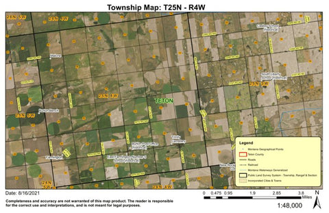 Super See Services T25N R10W Mount Lockhart digital map