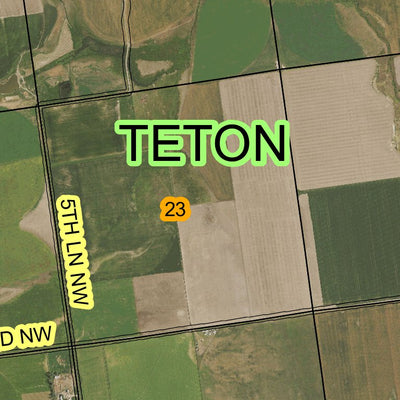 Super See Services T25N R10W Mount Lockhart digital map