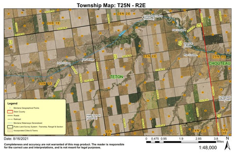 Super See Services T25N R1W Acme digital map