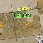 Super See Services T25N R2E Flat Coulee digital map