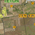 Super See Services T25N R6W Bynum Reservoir digital map