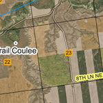 Super See Services T25N R7W Bynum Reservoir digital map