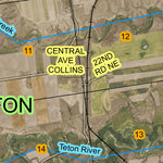Super See Services T25N R7W Bynum Reservoir digital map
