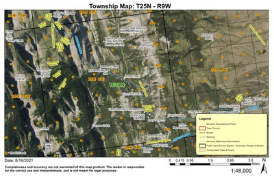 Super See Services T25N R8W Indian Head Rock digital map