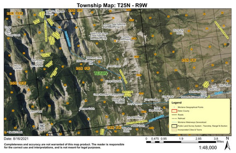 Super See Services T25N R8W Indian Head Rock digital map
