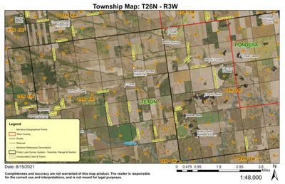 Super See Services T25N R9W Choteau Mountain digital map