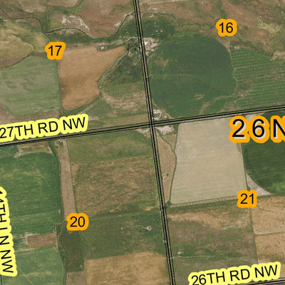 Super See Services T26N R4W Foster Creek digital map