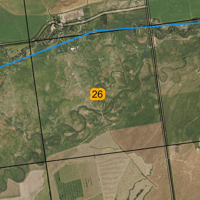 Super See Services T26N R4W Foster Creek digital map