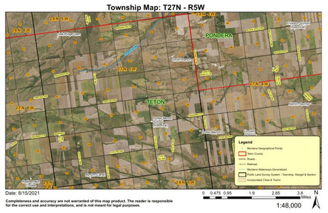 Super See Services T26N R8W Blackleaf digital map