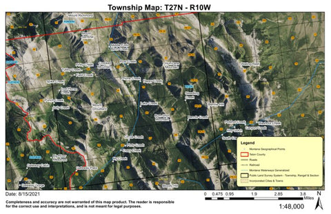 Super See Services T27N R7W Sullivan Ranch digital map