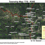 Super See Services The Lake Lookout T7S R36E Township Map digital map