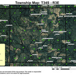 Super See Services Thomson Ranch T34S R3E Township Map digital map