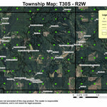 Super See Services Tiller T30S R2W Township Map digital map