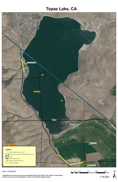 Super See Services Topaz Lake, CA digital map