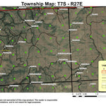 Super See Services Turner Mountain T7S R27E Township Map digital map