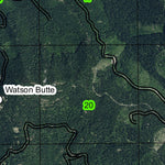 Super See Services Umpqua Hot Springs T26S R4E Township Map digital map
