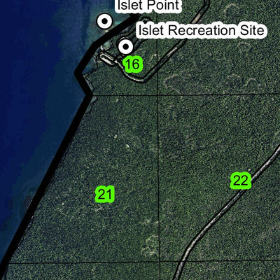 Super See Services Waldo Lake T21S R6E Township Map digital map