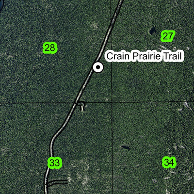 Super See Services Waldo Lake T21S R6E Township Map digital map