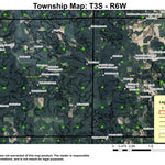Super See Services Walker Creek Reservoir T3S R6W Township Map digital map