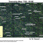 Super See Services Warm Springs Junction T5S R10E Township Map digital map