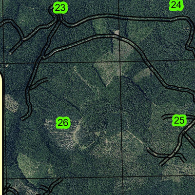 Super See Services Warm Springs Junction T5S R10E Township Map digital map