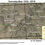Super See Services Warm Springs Reservoir T23S R37E Township Map digital map