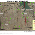 Super See Services Warmsprings Reservoir T23S R36E Township Map digital map