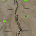Super See Services Warmsprings Reservoir T23S R36E Township Map digital map