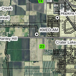 Super See Services West Medford T37S R2W Township Map digital map