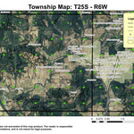 Super See Services West Sutherlin T25S R6W Township Map digital map